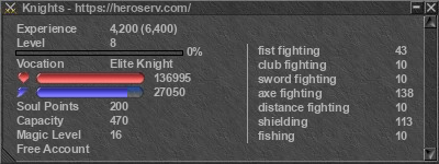 Signature for player Knights