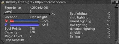 Signature for player Krwisty Of Knight
