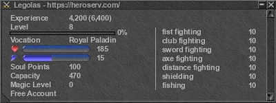 Signature for player Legolas