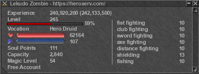 Signature for player Lekudo Zombie