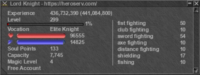 Signature for player Lord Knight