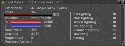 Signature for player Lost Paladin