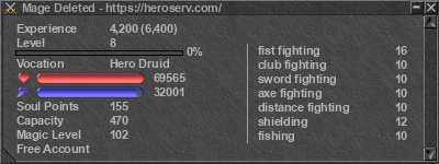 Signature for player Mage Deleted