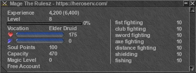 Signature for player Mage The Rulesz
