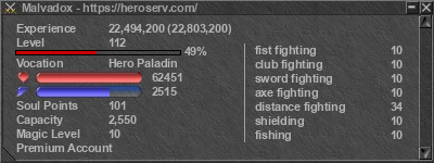 Signature for player Malvadox