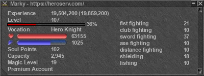 Signature for player Marky