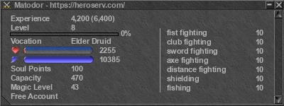 Signature for player Matodor