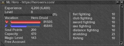 Signature for player Mc Hero