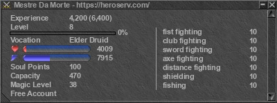 Signature for player Mestre Da Morte