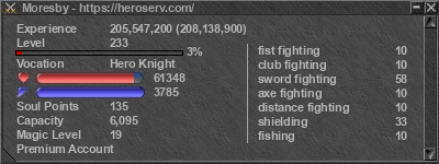 Signature for player Moresby