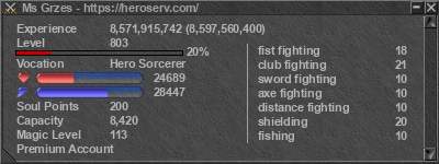 Signature for player Ms Grzes