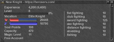 Signature for player New Knight