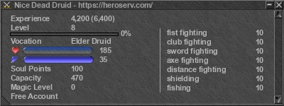 Signature for player Nice Dead Druid