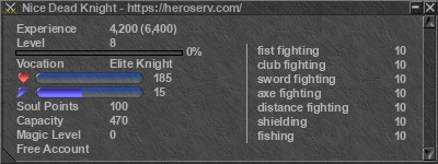 Signature for player Nice Dead Knight
