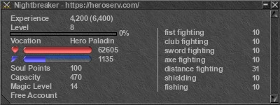 Signature for player Nightbreaker