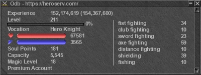 Signature for player Odb