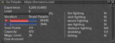 Signature for player Oo Paladin