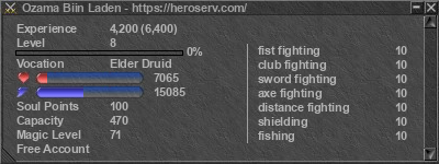 Signature for player Ozama Biin Laden