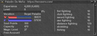 Signature for player Paladin Da Mafia
