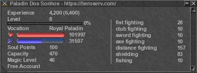 Signature for player Paladin Dos Sonhos