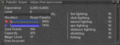 Signature for player Paladin Sniper