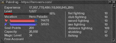 Signature for player Paledrag