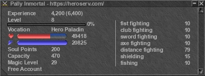 Signature for player Pally Inmortal