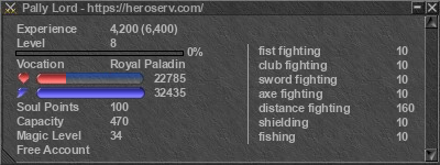 Signature for player Pally Lord