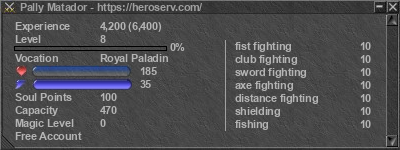 Signature for player Pally Matador