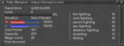 Signature for player Pally Matadorr