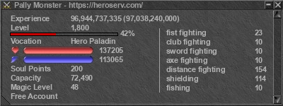 Signature for player Pally Monster
