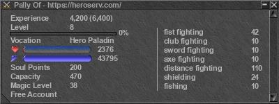 Signature for player Pally Of