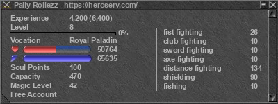 Signature for player Pally Rollezz