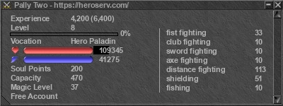 Signature for player Pally Two
