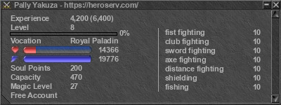 Signature for player Pally Yakuza
