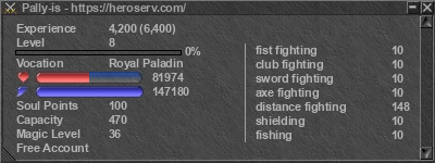 Signature for player Pally-is