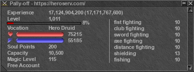 Signature for player Pally-off