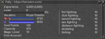 Signature for player Pally