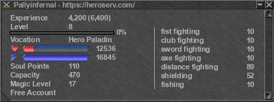 Signature for player Pallyinfernal
