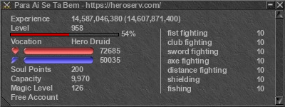 Signature for player Para Ai Se Ta Bem