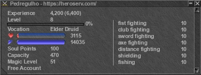 Signature for player Pedregulho