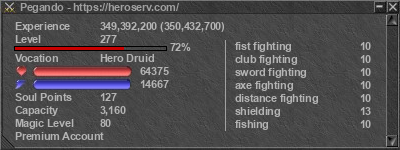 Signature for player Pegando