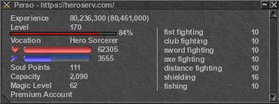 Signature for player Perso