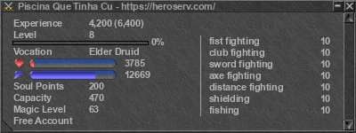 Signature for player Piscina Que Tinha Cu