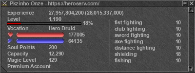 Signature for player Pkzinho Onze