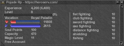 Signature for player Pojade Rp