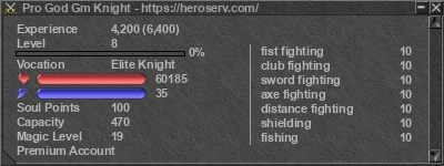 Signature for player Pro God Gm Knight