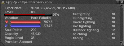 Signature for player Qlq Rp