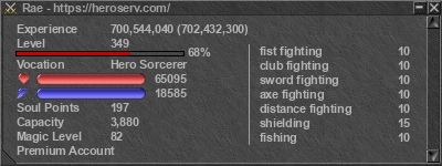 Signature for player Rae