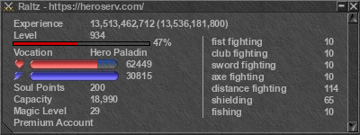 Signature for player Raltz